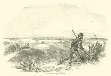 Scherpschutters voor Wagner, augustus 1863
