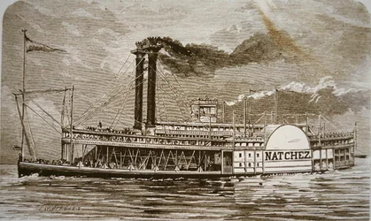De Mississippi zijwieler 