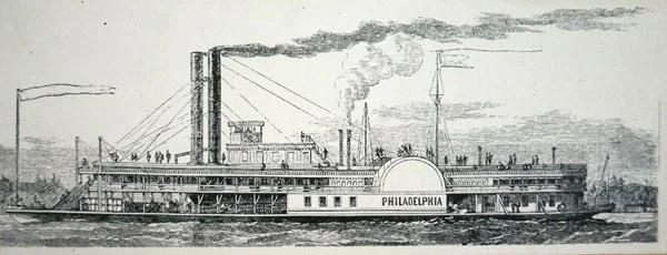 De Mississippi zijwieler 