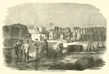 Het beleg van Vicksburg, batterij Hickenlooper