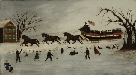 De Suffragettes op een Sleerit, 1870-90