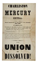 De Unie is ontbonden! (Charleston Mercury, Extra Ed.), 20 december 1860