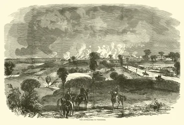 De toegangen tot Vicksburg, mei 1863