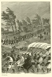 De campagne in de modder, januari 1863