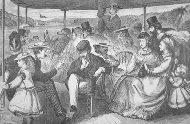 Reis op de Hudson River Steamer