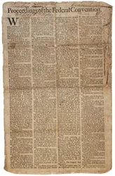 Grondwet van de Verenigde Staten, ca. 10 september 1787