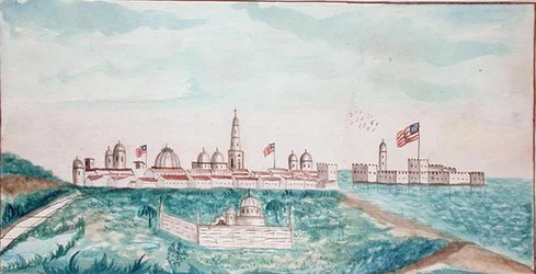Vera Cruz, Kasteel en Begraafplaats
