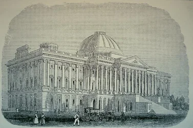 Uitzicht op het Capitool, ca. 1848