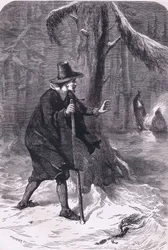 William in het bos, illustratie uit Cassell