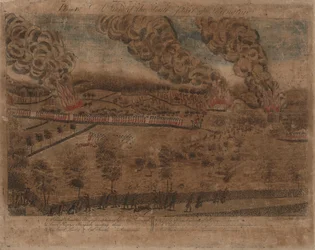 De Slagen van Lexington en Concord: Plaat I, De Slag bij Lexington, 19 April 1775. Plaat II, Een Uitzicht op de Stad Concord. Plaat III: Het Gevecht bij de Zuidbrug in Concord. Plaat IV: Een Uitzicht op het Zuidelijke Deel van Lexington.