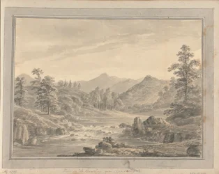 Uitzichten in Engeland, Schotland en Wales: Uitzicht op de Brathay bij Clappensgate