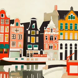 Amsterdam, Nederland Huizen 3