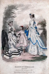 Frans modeblad "Magasin des Demoiselles", Parijs, 25 juli