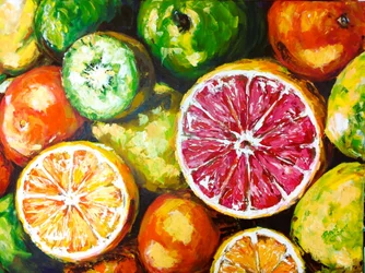 Een levendige mix van citrusvruchten