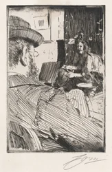Albert Besnard en Zijn Model, 1896