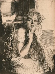 Portret van juffrouw Emma Rassmussen, 1904