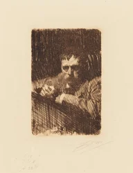 Graveur. Zelfportret