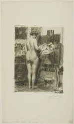 Model voor Schilderij