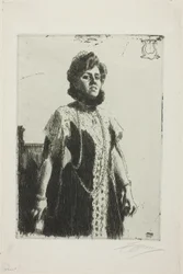 Oxenstierna (Mevrouw Aurore Klintberg, geboren Oxenstierna, hele lengte)