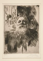 Portret van A. Rodin