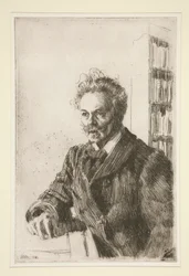 Portret van August Strindberg