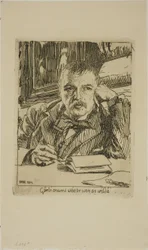 Zelfportret met Inscriptie