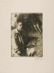 Zelfportret met Model II