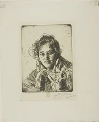 Jong meisje uit Mora (Kråkberg