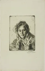 Jong meisje uit Mora (Kråkberg