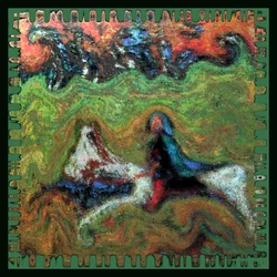 THE BLUE KNIGHT, 2002 (Digitaal schilderij)