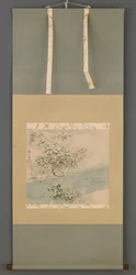 Arashiyama in de Sneeuw, Edo periode, 19e eeuw