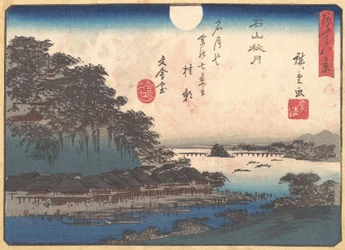 Herfstmaan bij Ishiyama