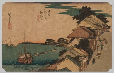 Kanagawa, Binnenzee: Top van de straat, 1797-1858