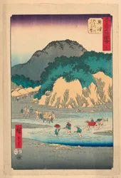 Okitsu uit de serie 53 Stations van Tokaido