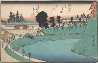 Soto Sakurada Benkei Bori, ca. 1843