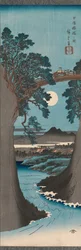 De apenbrug in de provincie Kai Koyo Saruhashi no zu, ca. 1841-42