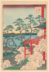 Yamashita Kwartier, Ueno (Ueno Yamashita) Uit de Serie Honderd Zichten op Edo