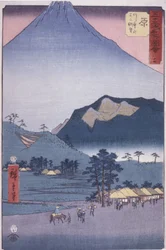 Hara: Uitzicht op Ashitakayama en Fuji