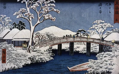 Japans landschap door Hiroshige de Jonge (Utagawa Hiroshige)