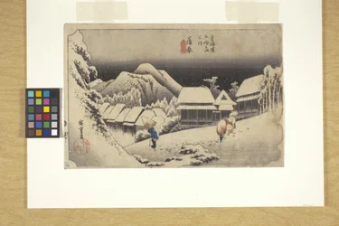 Kanbara, nachtsneeuw