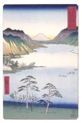 Meer Suwa In De Provincie Shinano (Shinano Suwa No Ko)