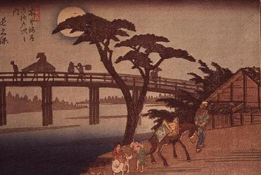 Maanlicht over Nagacubo, c.1840