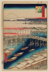 Nihonbashi, opruimen na sneeuw