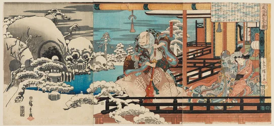 Taira no Kiyomori achtervolgd door geesten