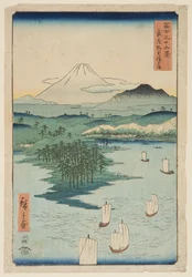 Yokohama in Noge in de provincie Musashi
