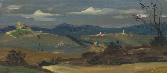 Landschap in de buurt van Eygalières