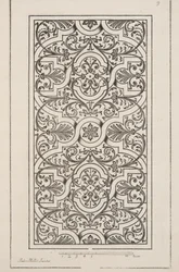 Ontwerp voor Parterre, uit Theatre des Plans et Jardinages, pub.1652