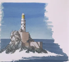 Vuurtoren Fastnet Rock, Ierland