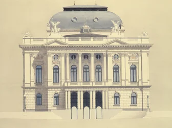 Operagebouw Zürich, Zürich, Zwitserland
