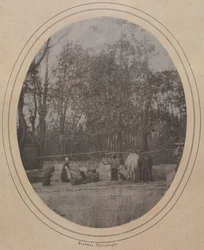 Dorpsscène (Zuid-Frankrijk)